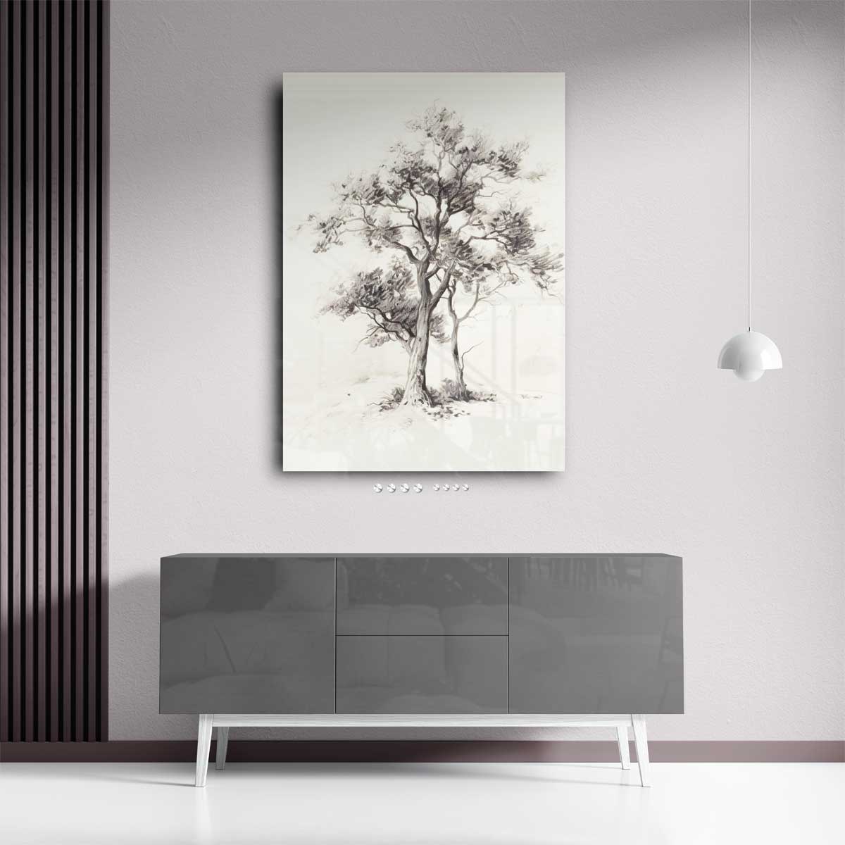 Tweeklanken van de Natuur Kunstwerk-canvas-dibond-plexiglas-wanddecoratie-WallArtistic
