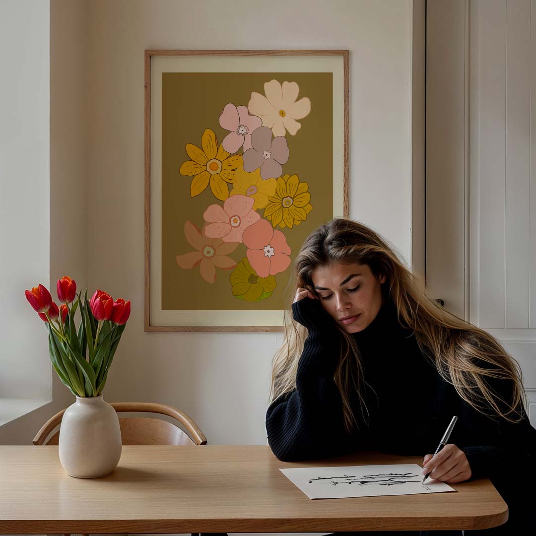 Bloemen Pracht Wall Art Poster-WallArtistic
