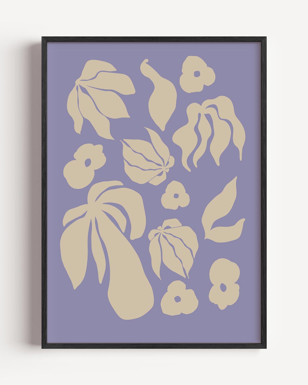 Speelse Botanische Stilering Poster-WallArtistic