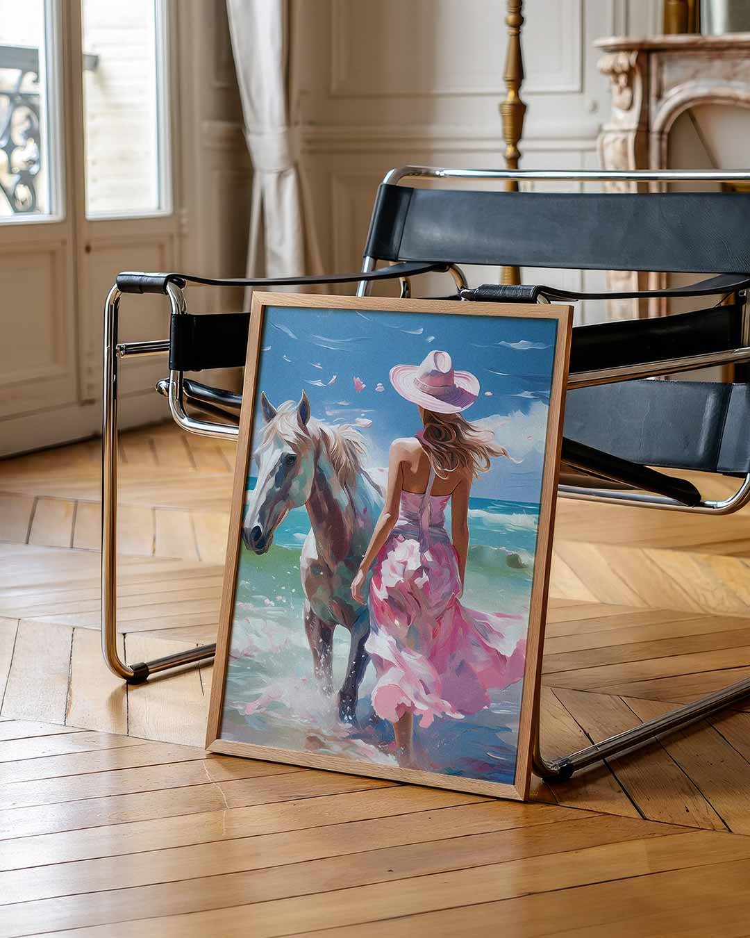 Strandavontuur met Paarden Poster