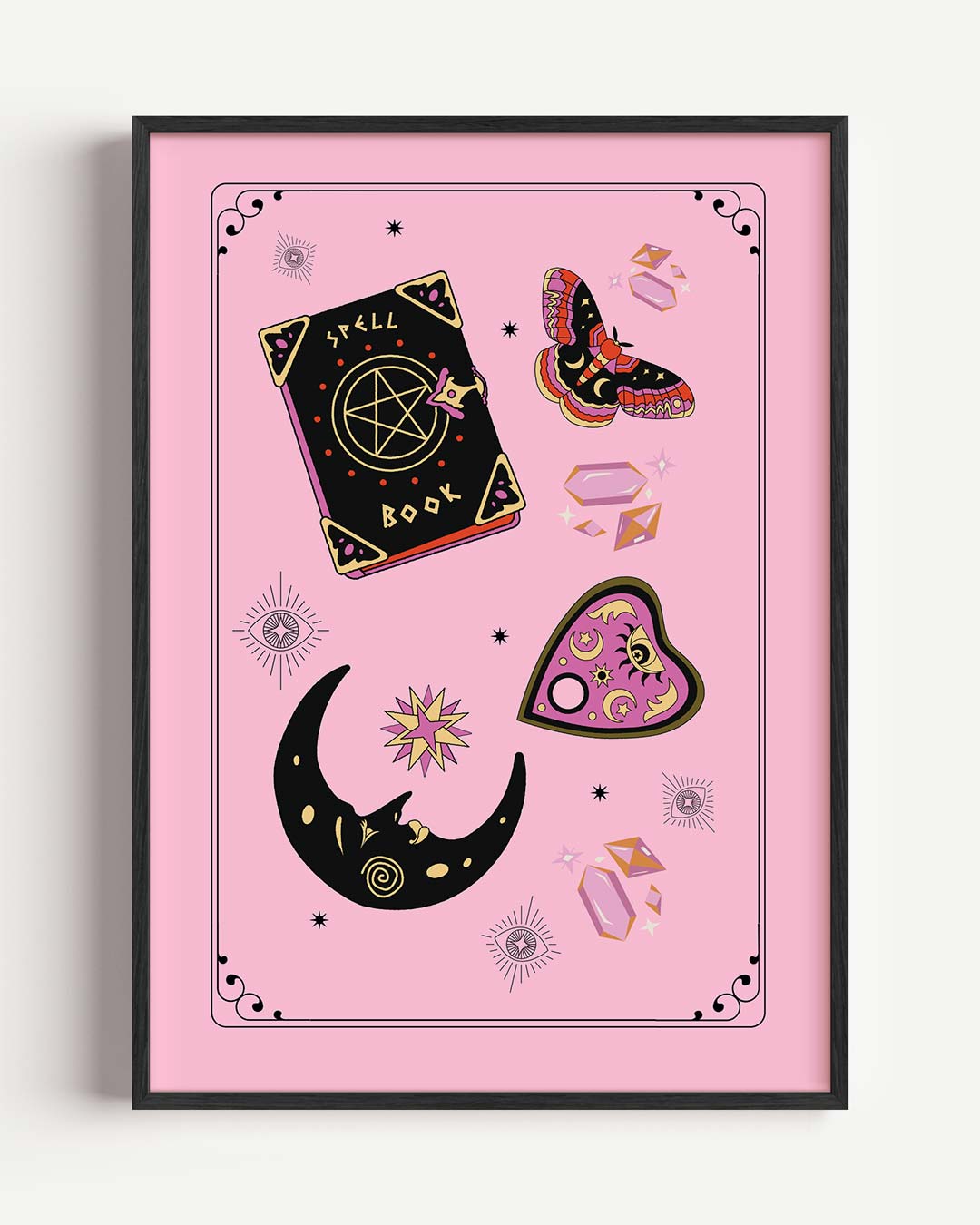 Magische Roze Sfeerposter