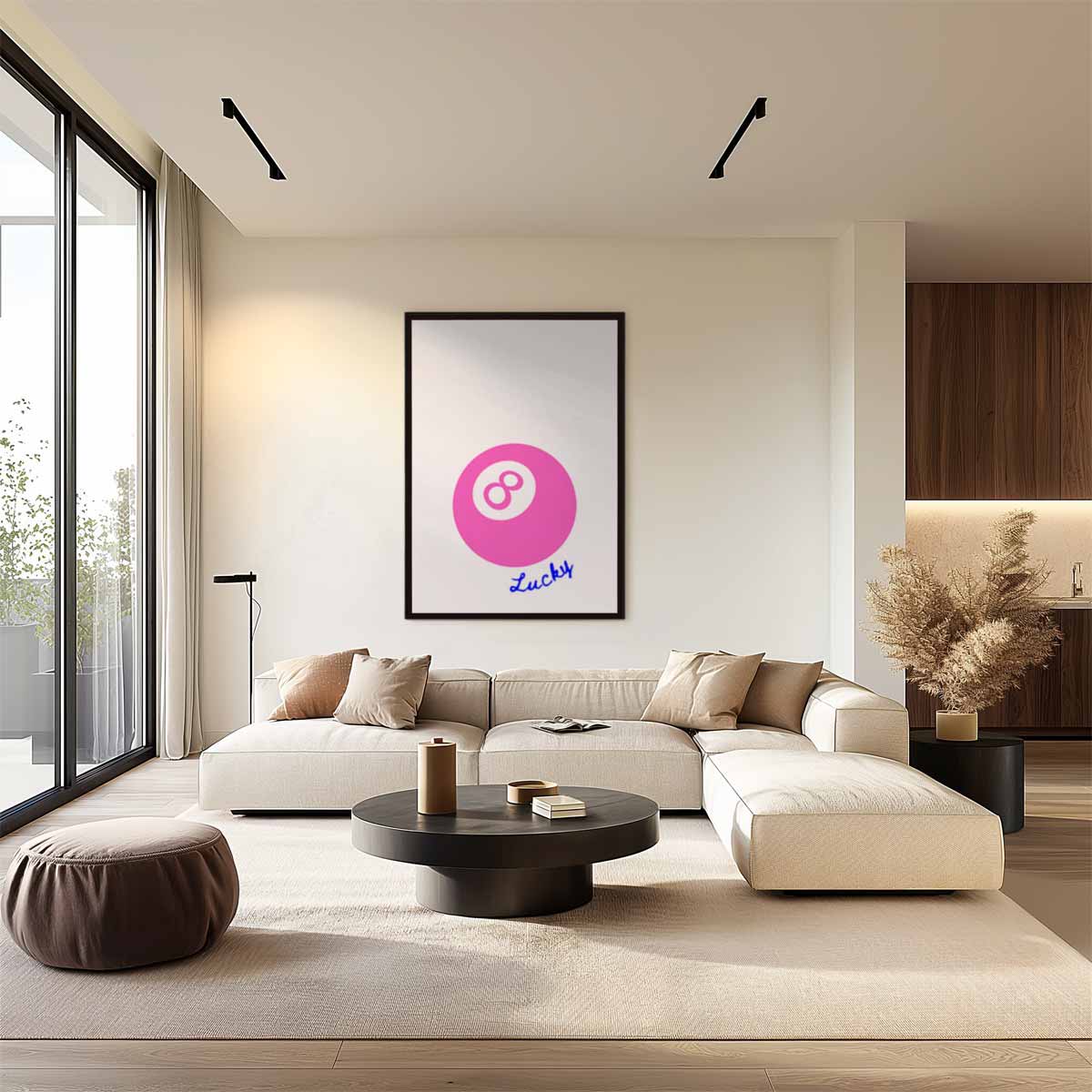 Geluksbal 8 Kunstwerk-canvas-dibond-plexiglas-wanddecoratie-WallArtistic