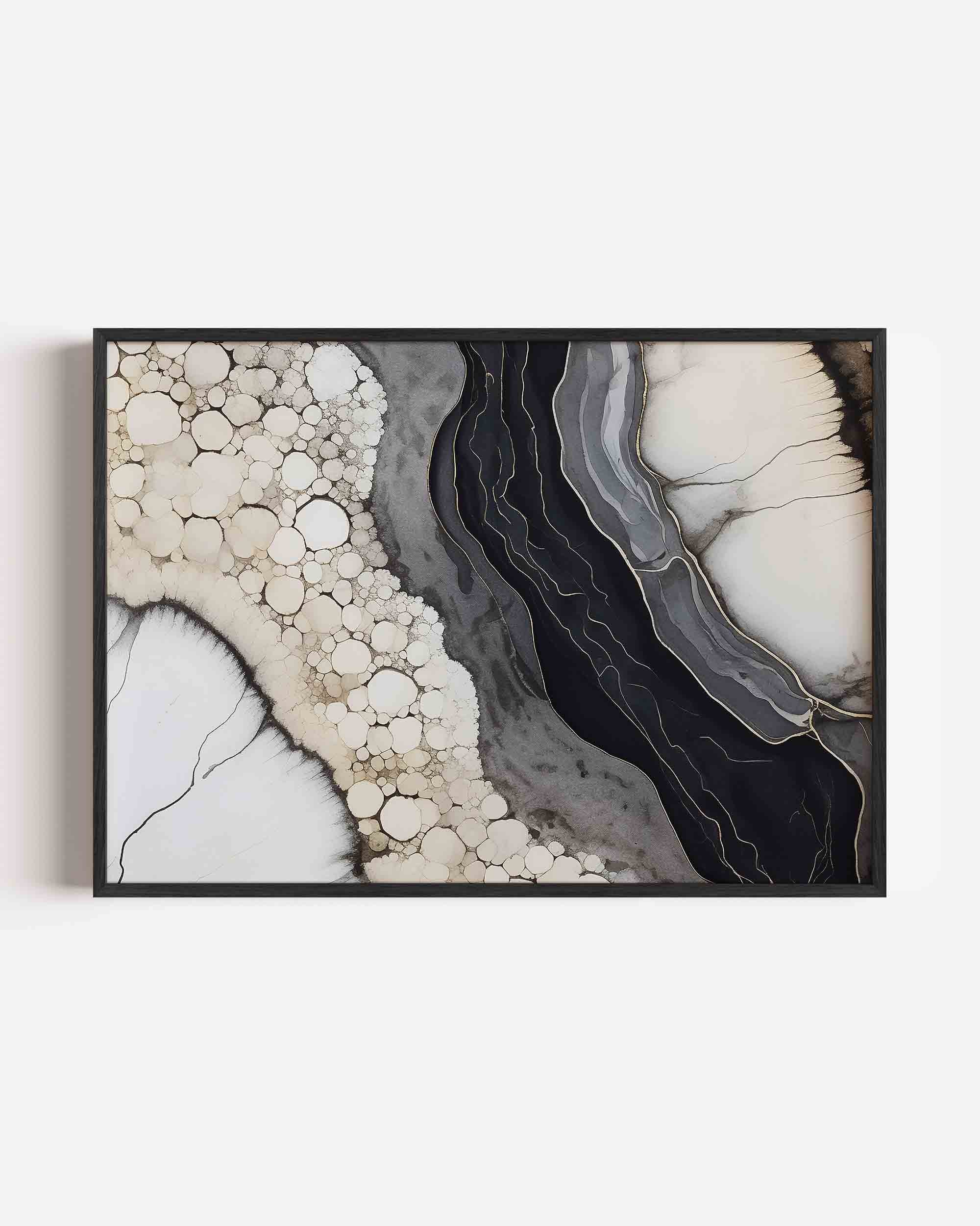 Abstracte vormen en lijnen Poster