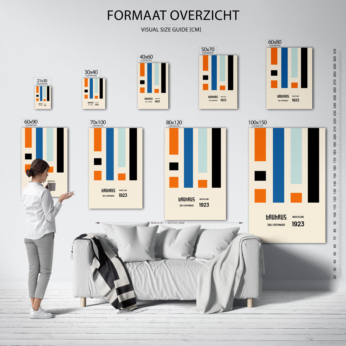 Vorm en kleur Poster