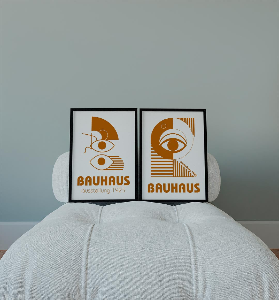 Oog en lijnenspel Posterset