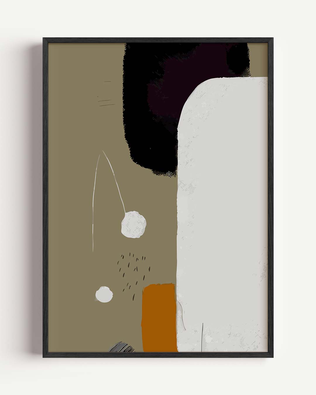 Abstracte Elegantie Poster