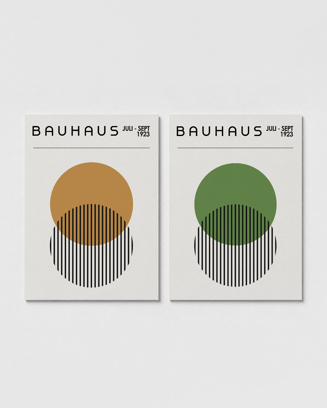 Cirkel en lijnen Posterset