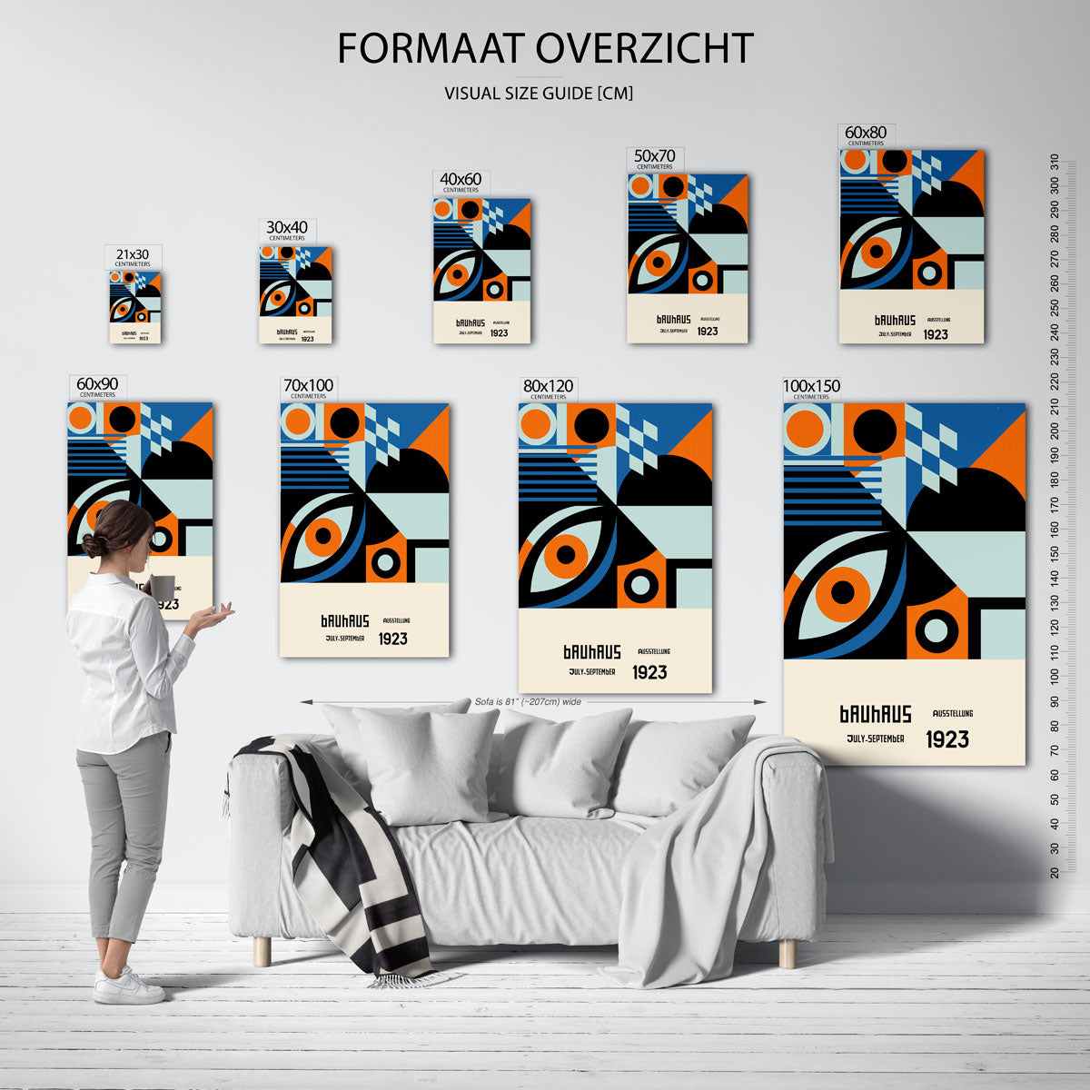 Vormen en vlakkenspel Poster