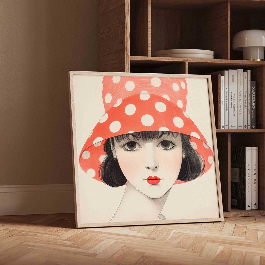 Vrouw met hoed Poster