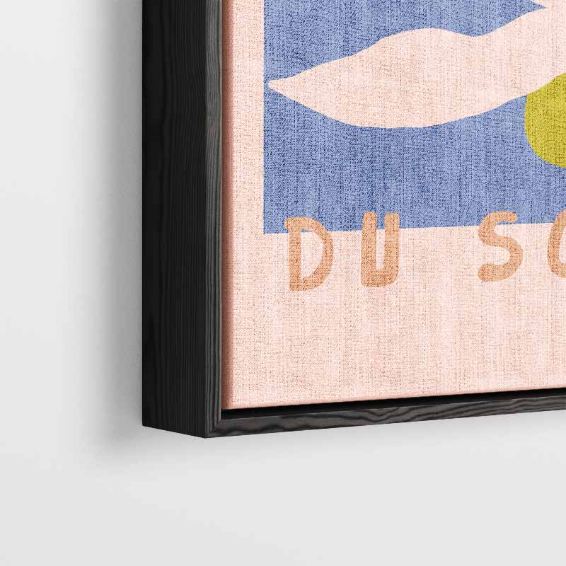 Zonsondergang Bloem Kunstwerk-canvas-dibond-plexiglas-wanddecoratie-WallArtistic