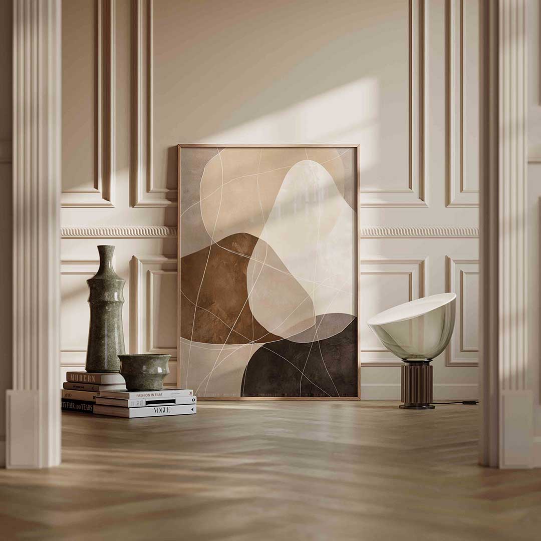 Abstracte vormen Poster