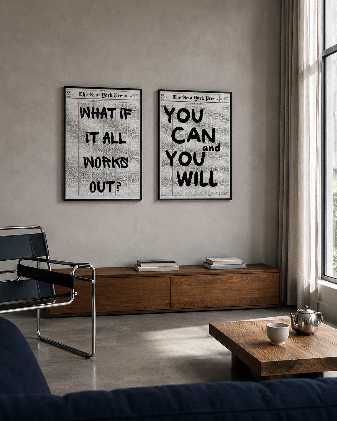 Typografische vraag Posterset