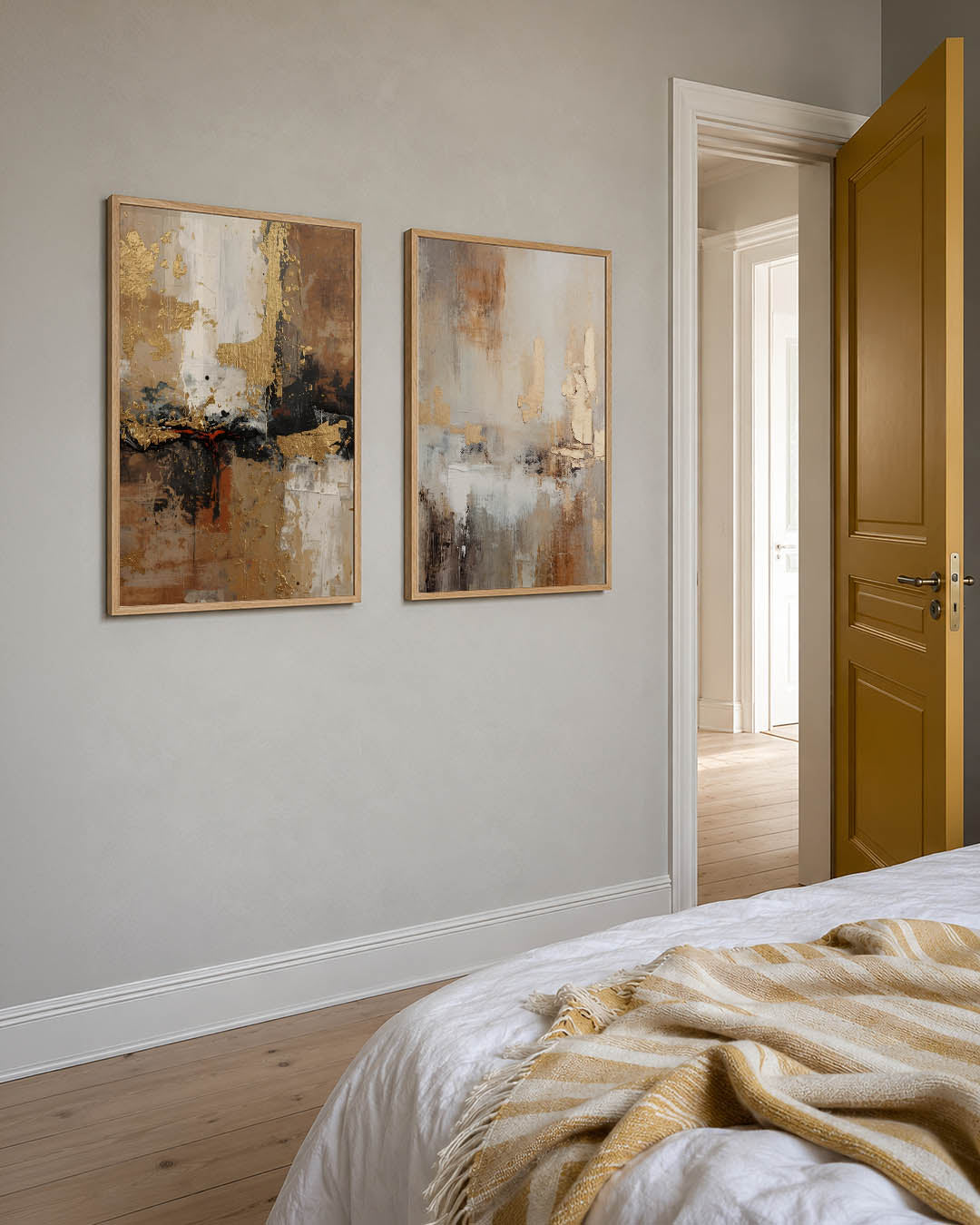 Gouden textuur Posterset