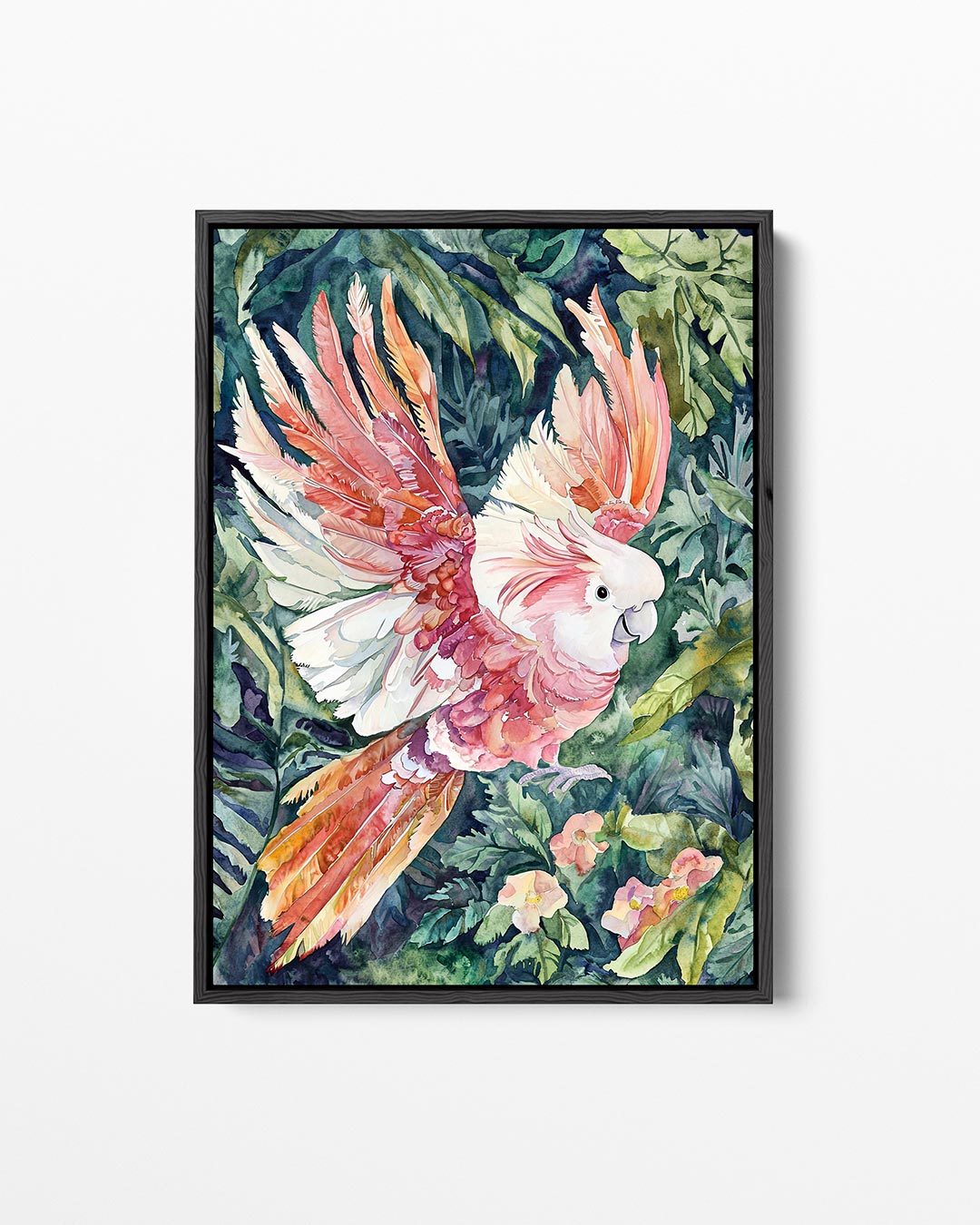Vrolijke papegaai Kunstwerk