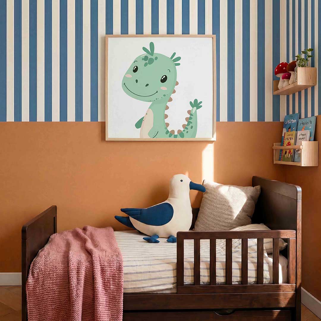 Schattige dinosaurus Poster