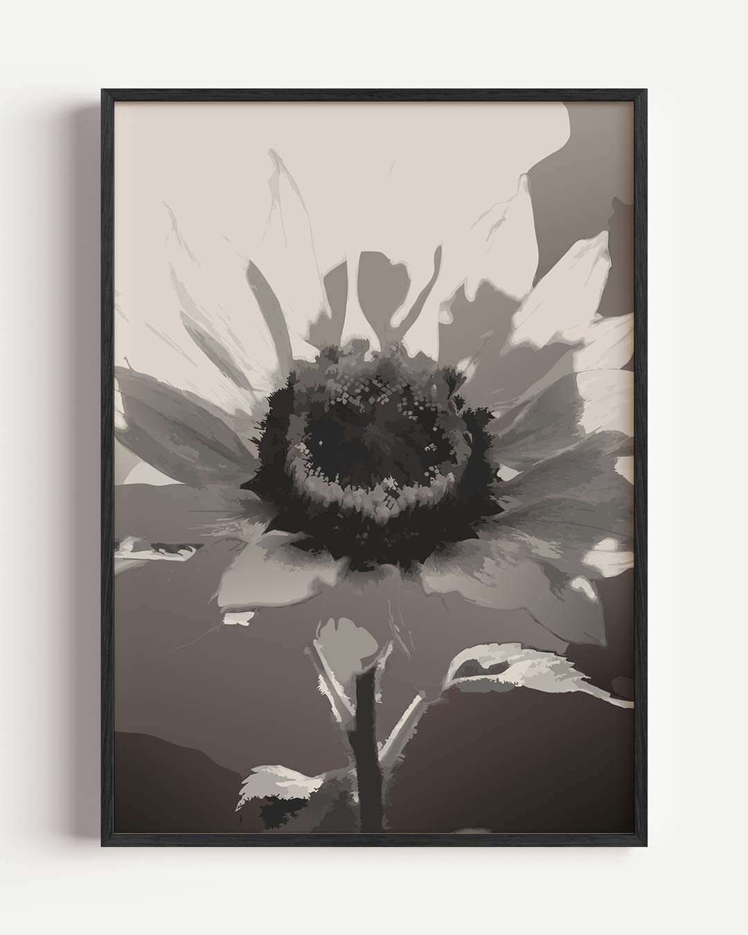Stijlvolle Zonnebloem Poster