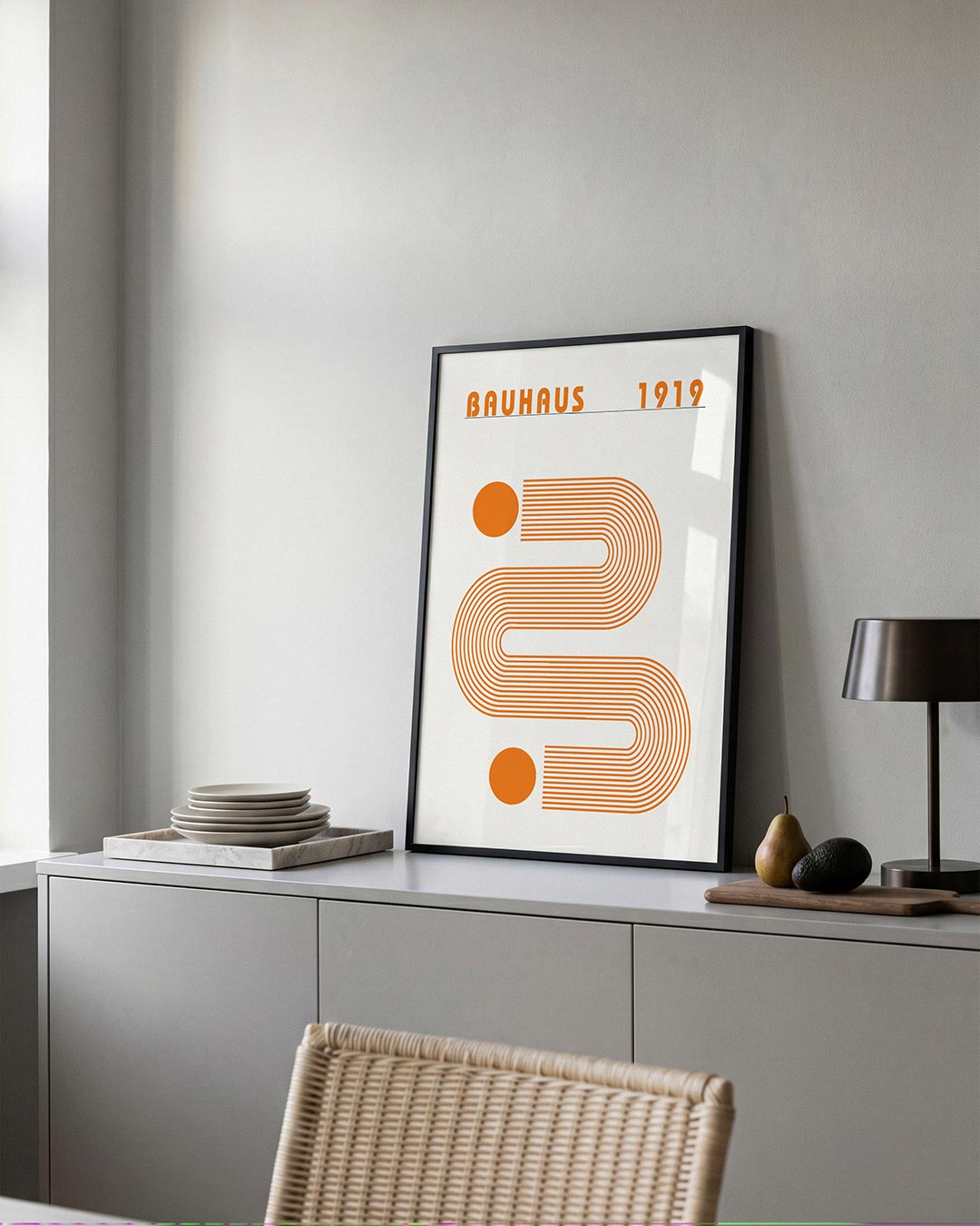 Lijnen en vlakkenspel Poster