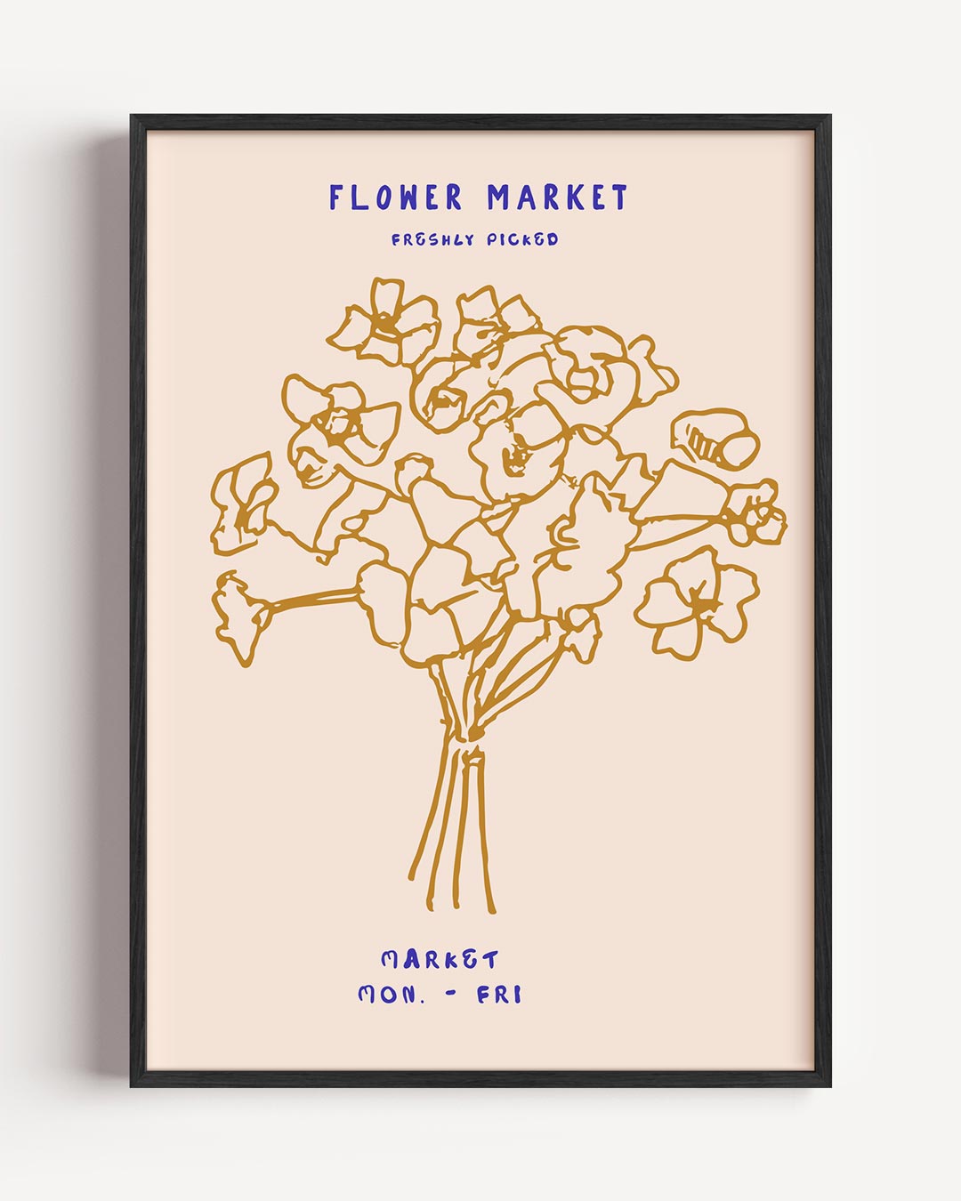 Bloemenmarkt Poster-WallArtistic