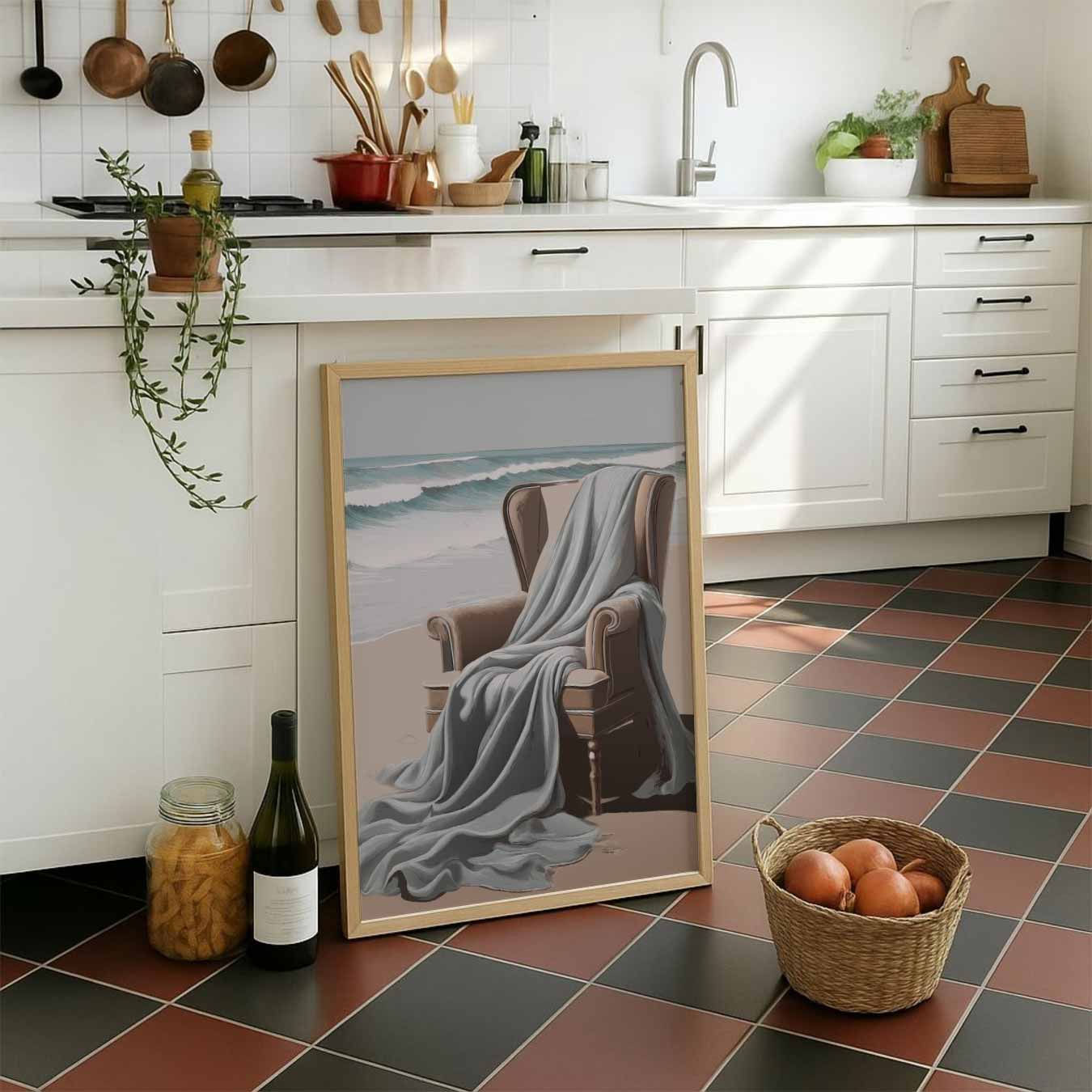 Droomstoel aan Zee Poster