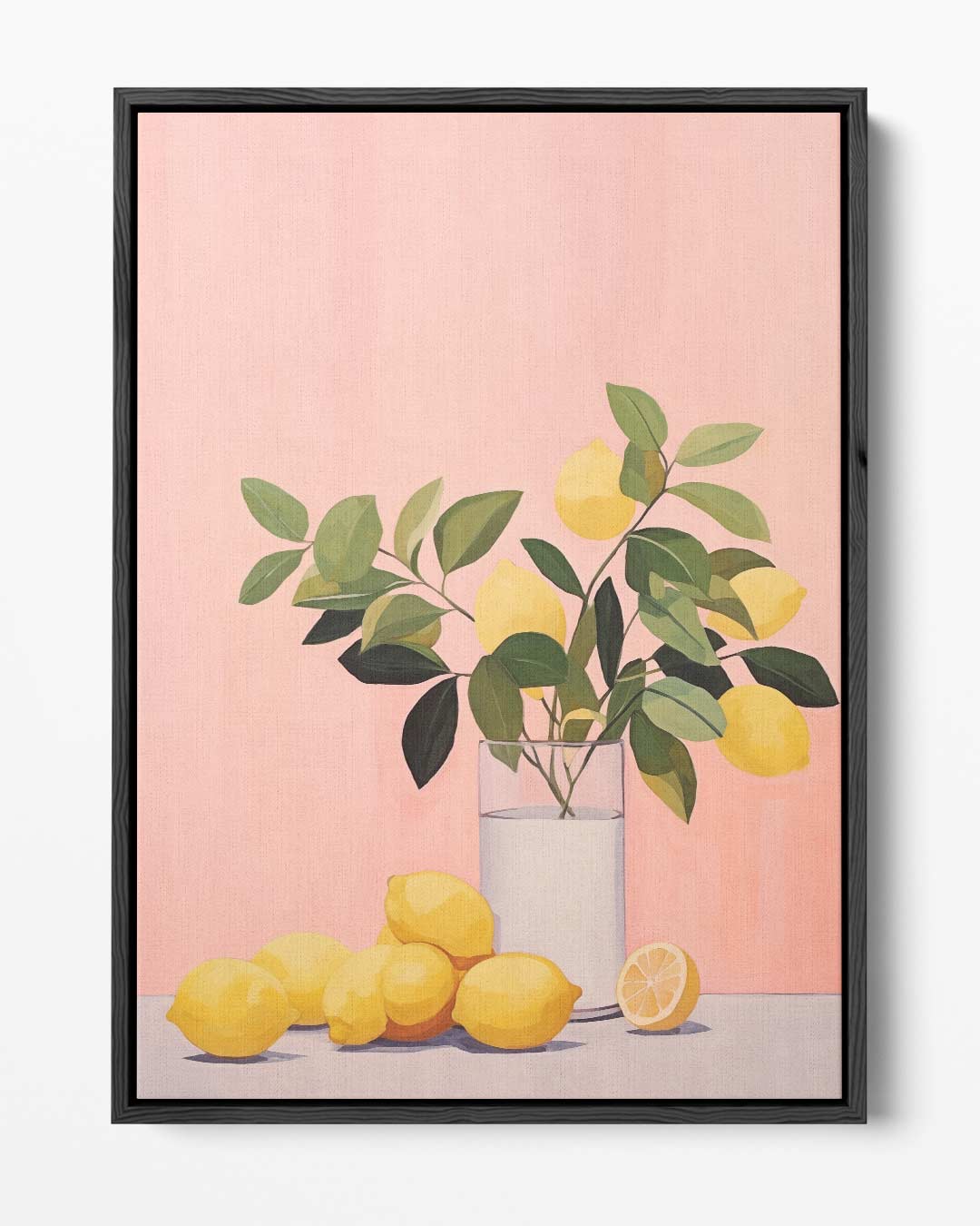 Citrussfeer op Doek Kunstwerk-canvas-dibond-plexiglas-wanddecoratie-WallArtistic