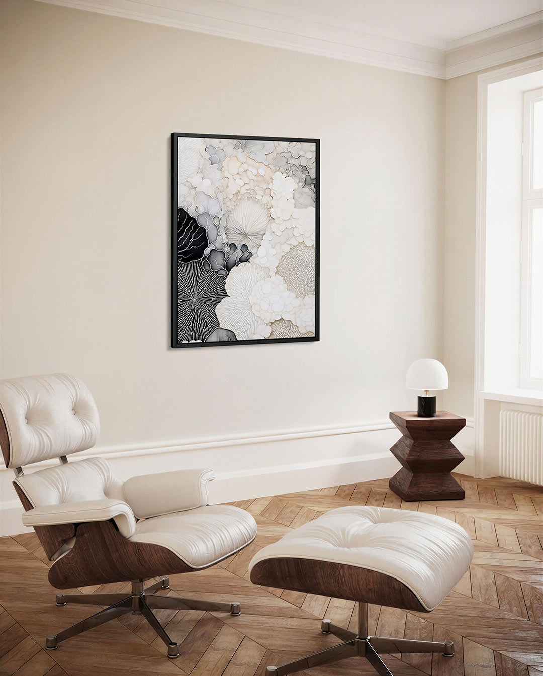 Organische vormen compositie Kunstwerk