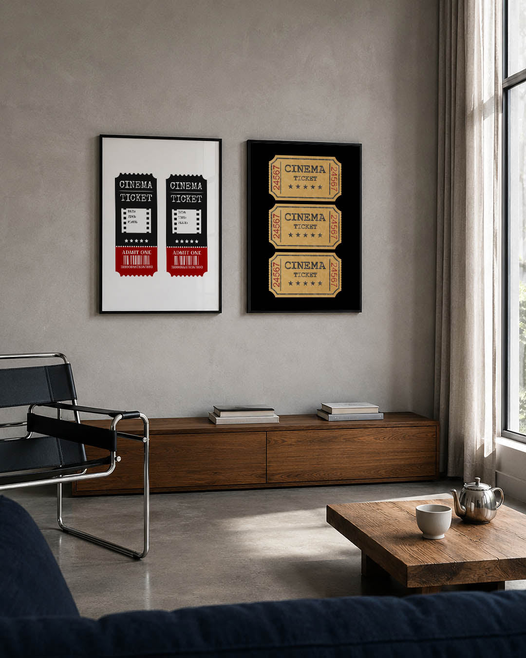 Filmkaartjes duo Posterset