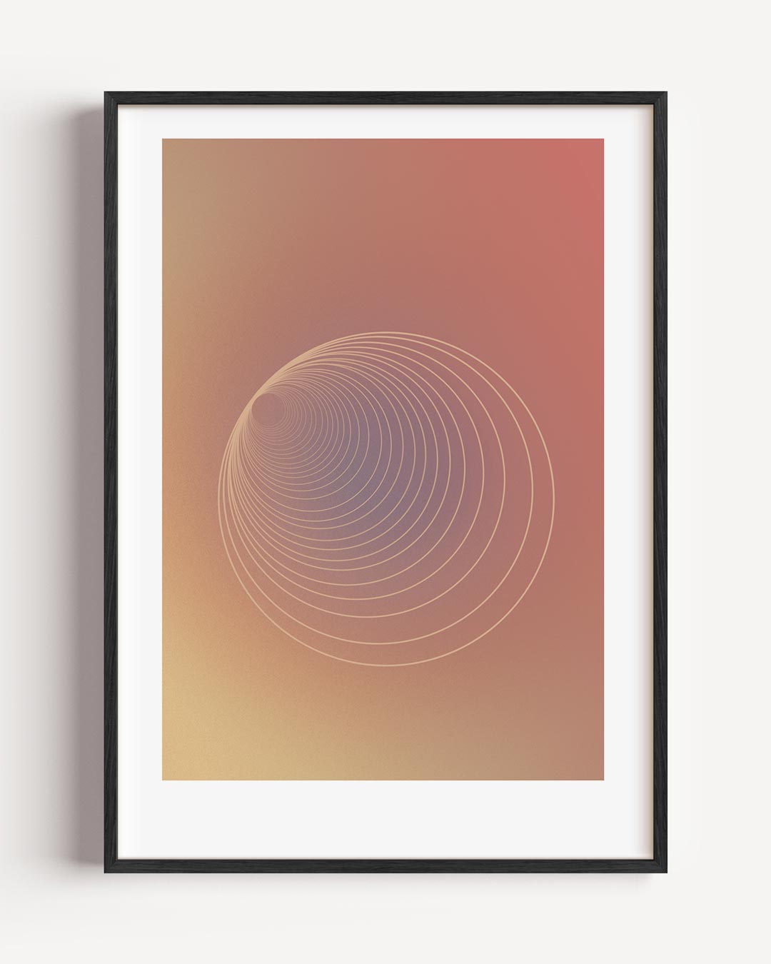 Hypnotiserende Cirkelposter-WallArtistic