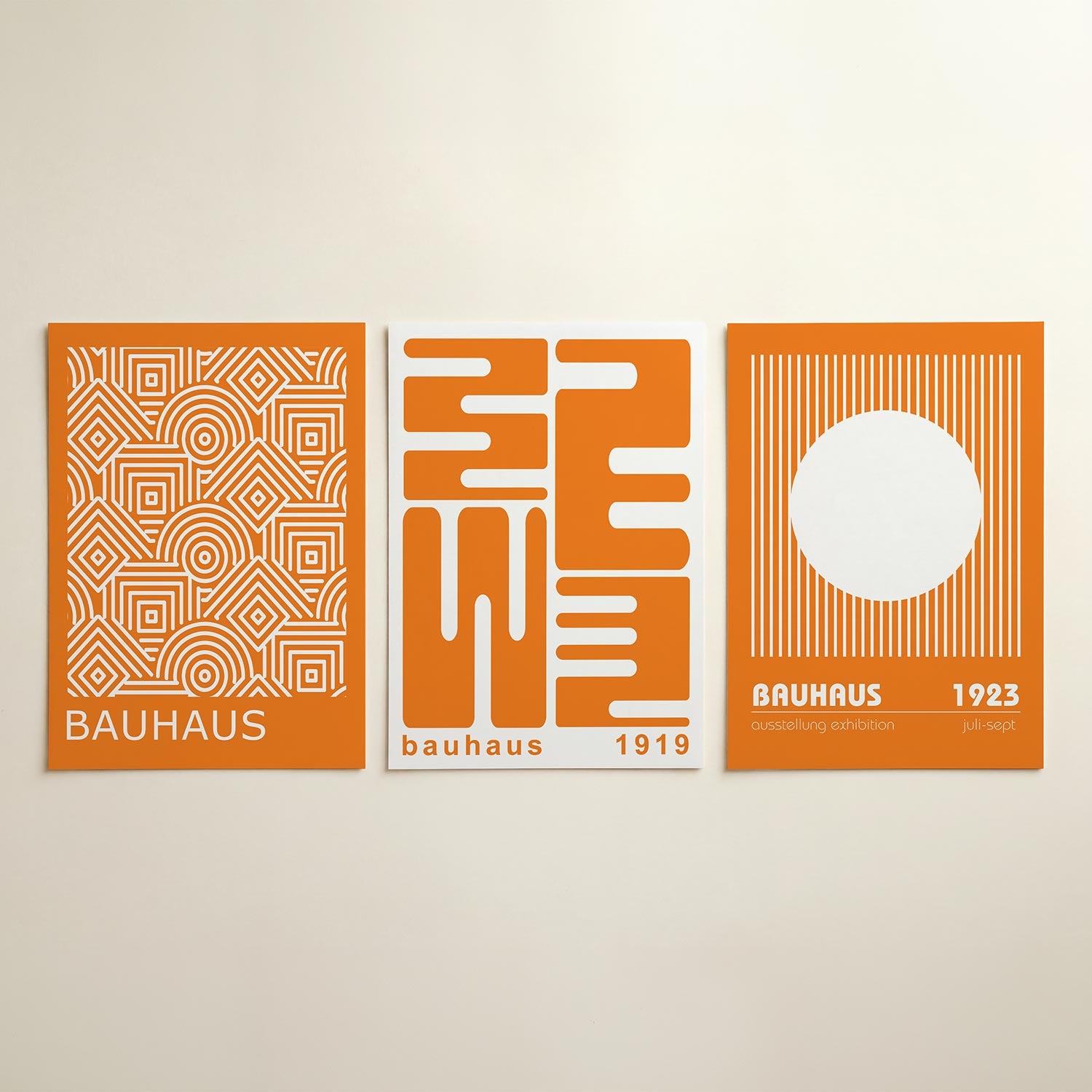 Patroon en lijnen Posterset