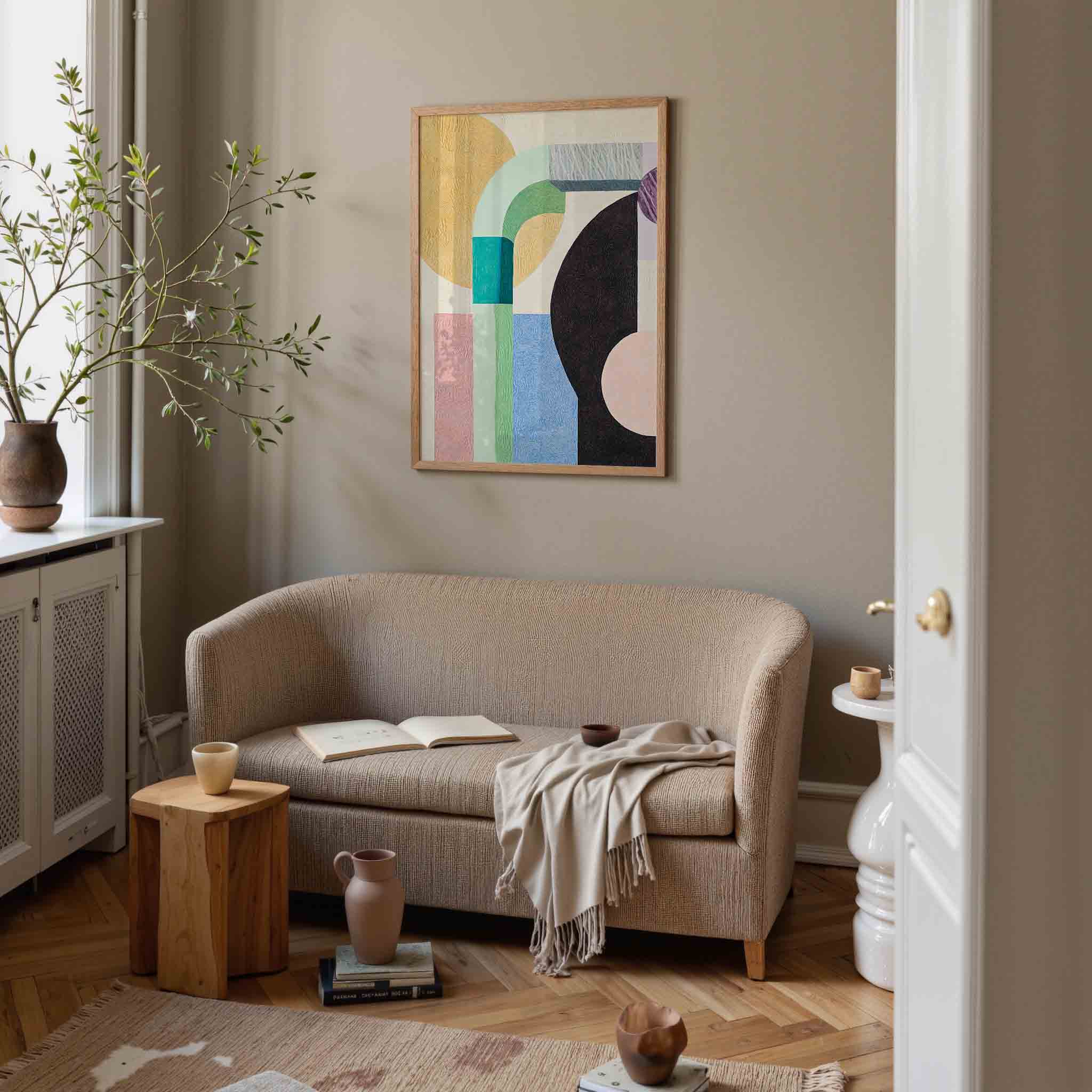 Abstracte vormen Poster