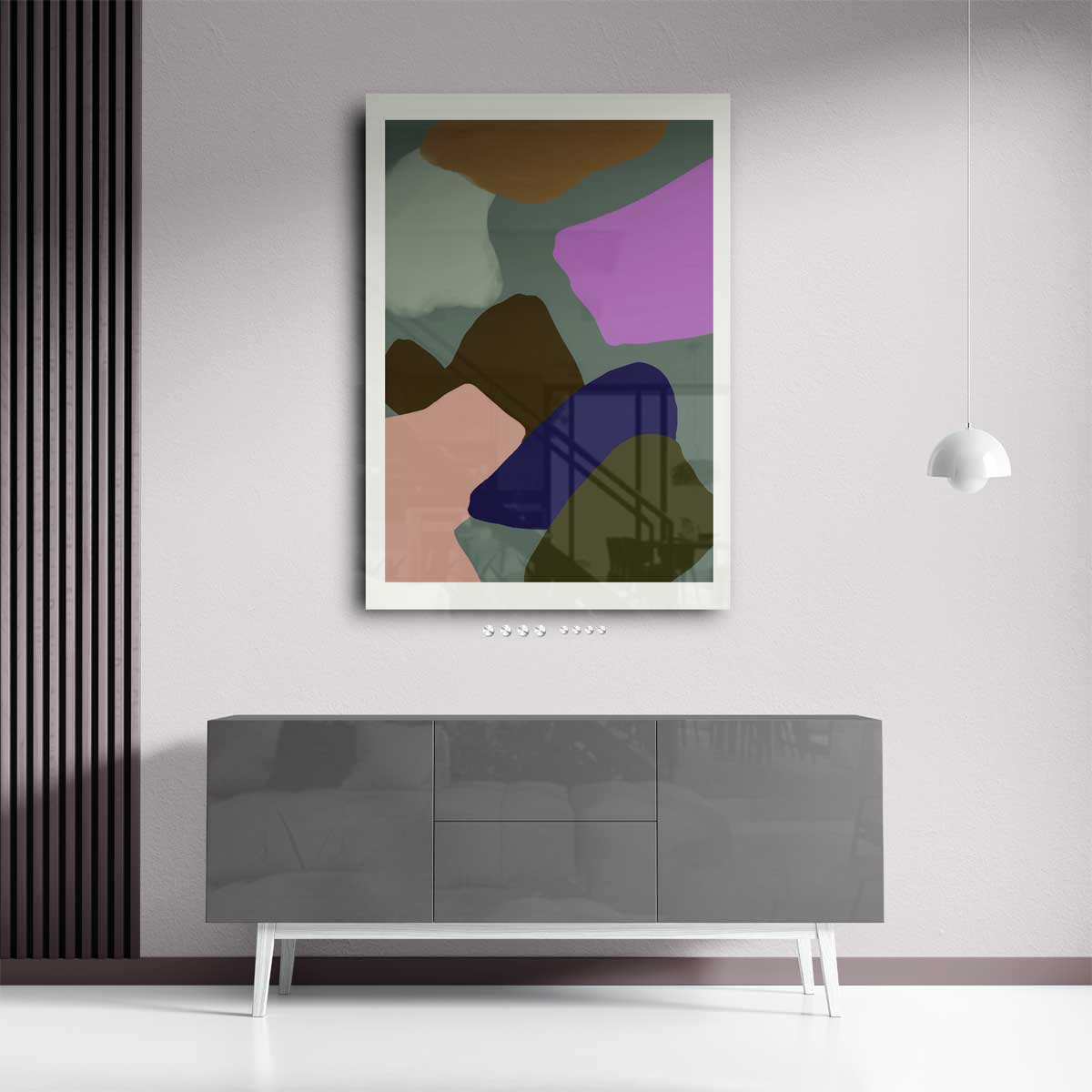 Kleurrijk Abstract Harmonie Kunstwerk-canvas-dibond-plexiglas-wanddecoratie-WallArtistic