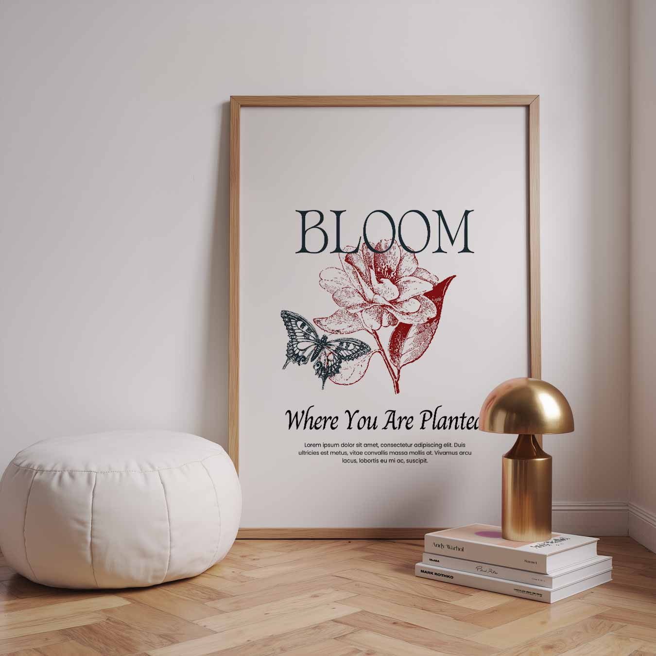 Bloeiende Inspiratie Poster