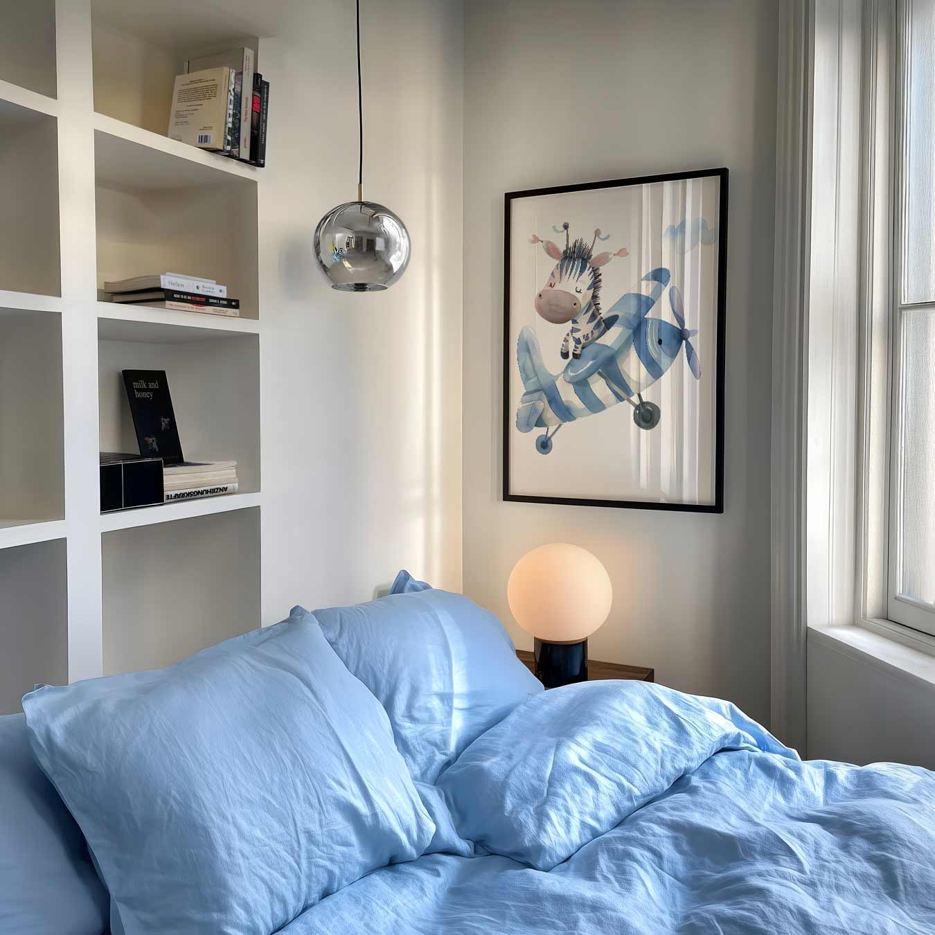 Dromerige Zebra Avonturen Poster