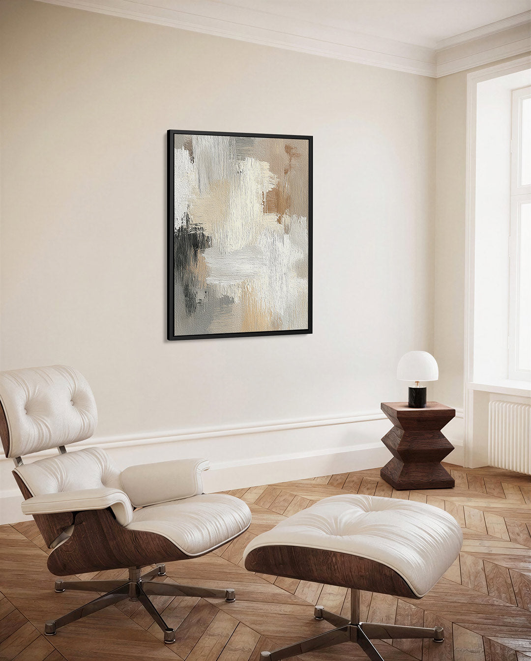 Rustige kleurenmix Kunstwerk