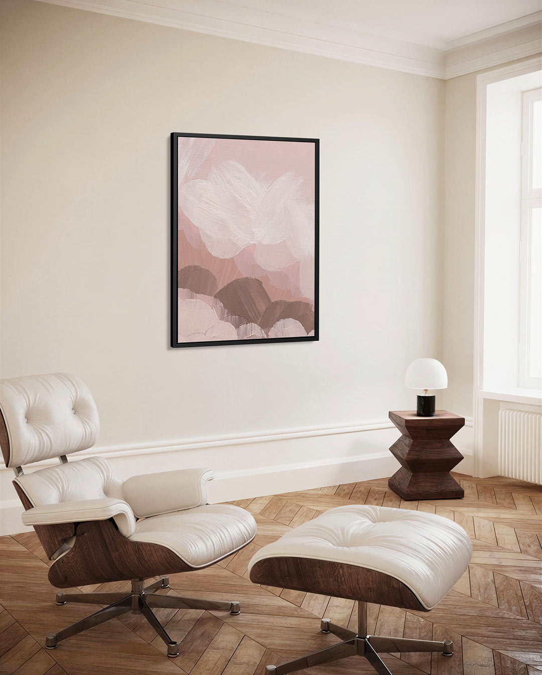 Zachte borstelstreken Kunstwerk