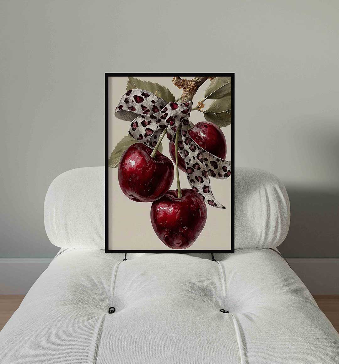 Kersen met lint Poster