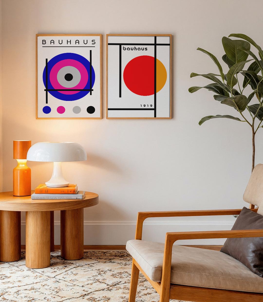 Cirkel en lijnen Posterset