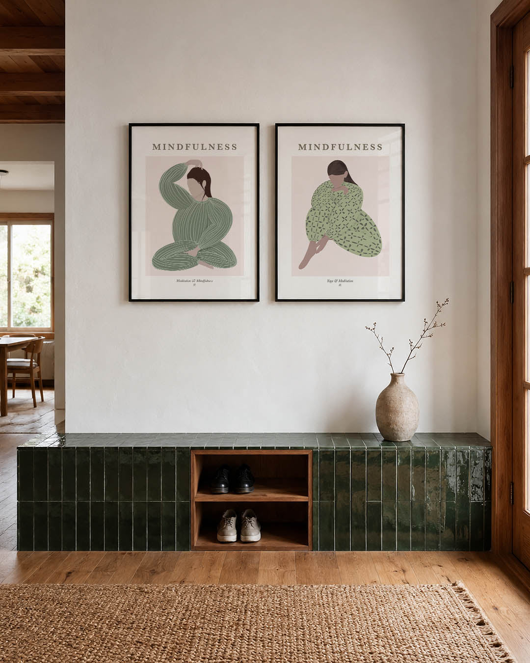 Zachte lijnenspel Posterset