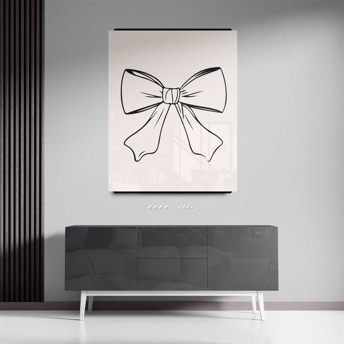 Zachte Strik Schets Kunstwerk-canvas-dibond-plexiglas-wanddecoratie-WallArtistic