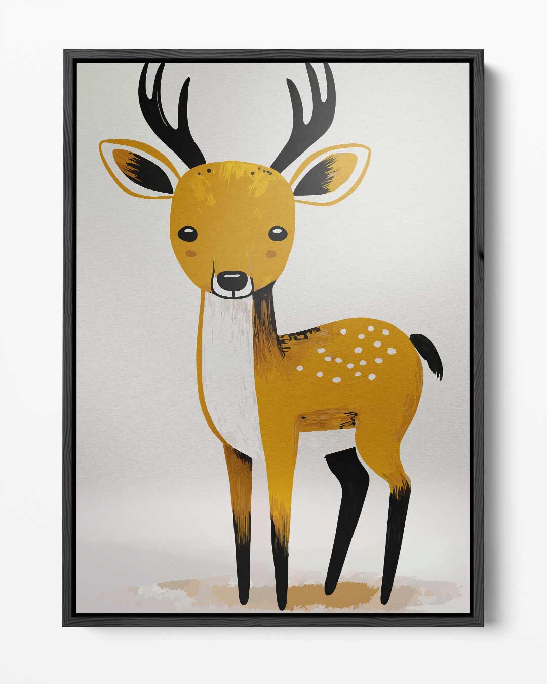 Lief Hert Illustratie Kunstwerk-canvas-dibond-plexiglas-wanddecoratie-WallArtistic