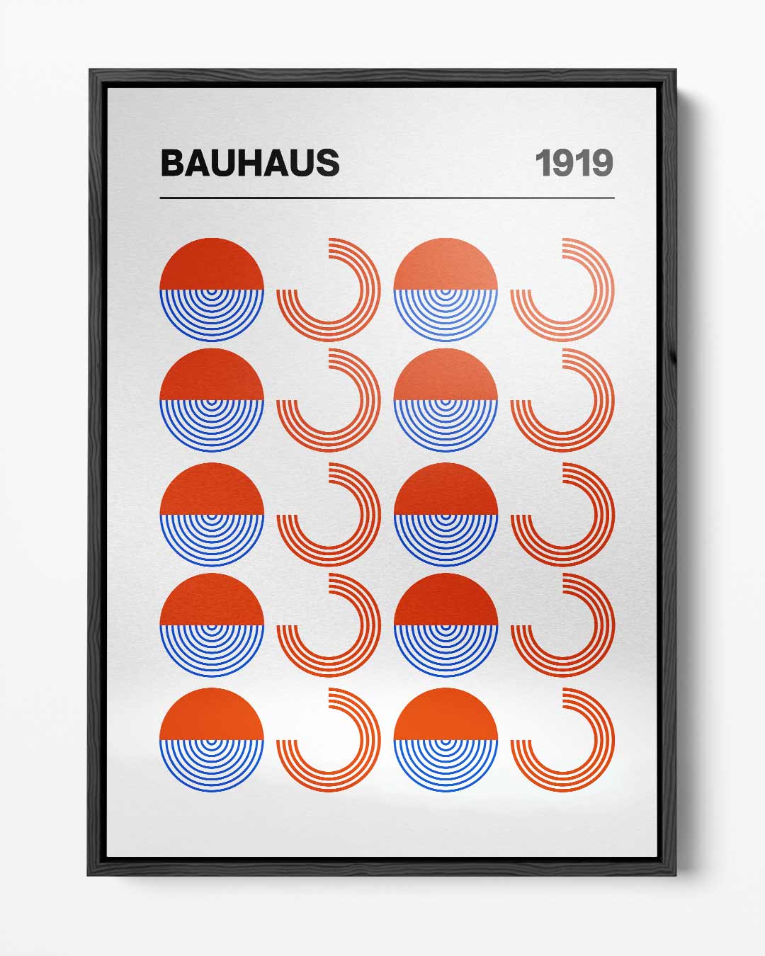 Bauhaus Geometrische Print Kunstwerk-canvas-dibond-plexiglas-wanddecoratie-WallArtistic