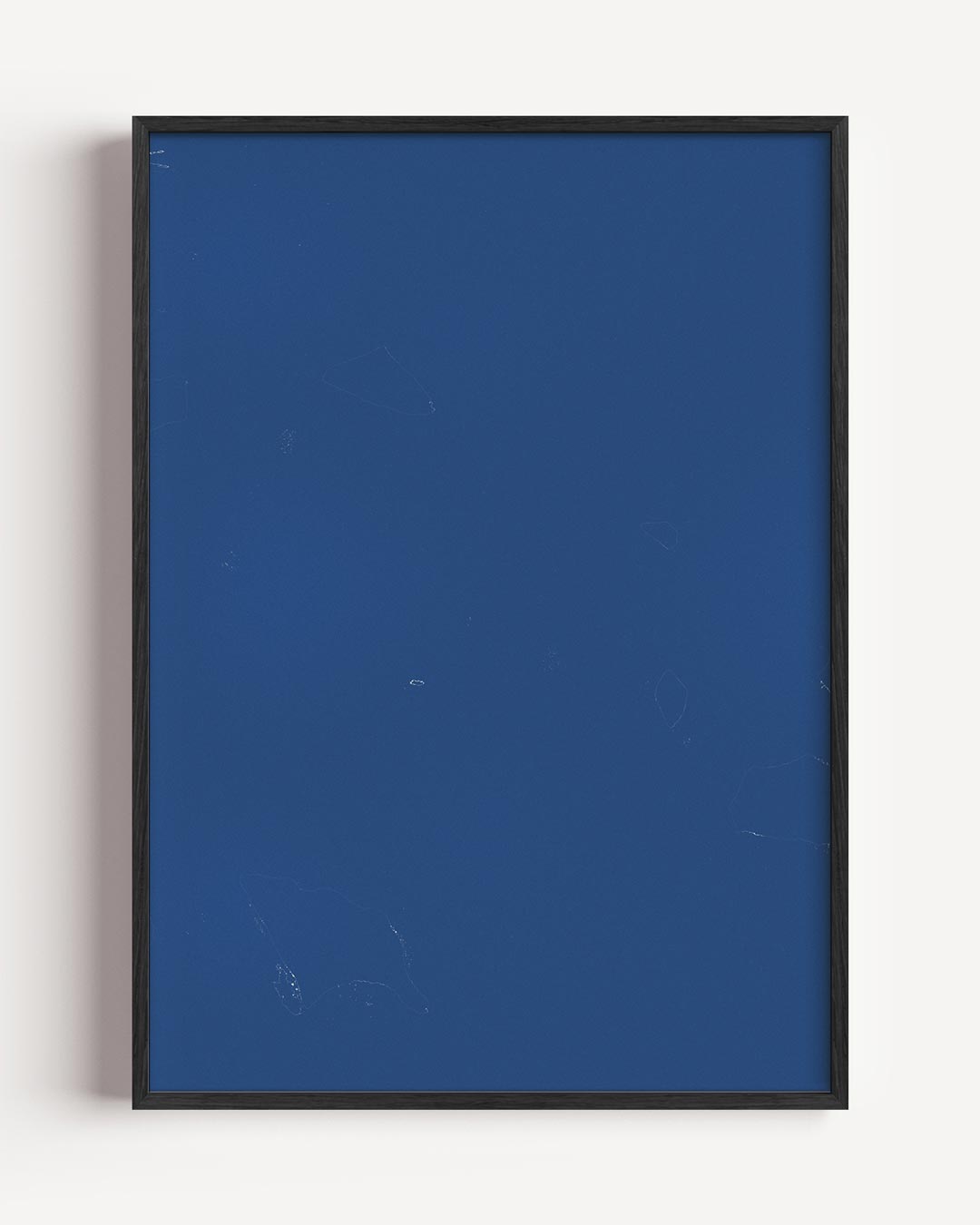 Blauwe Elegantie Poster-WallArtistic