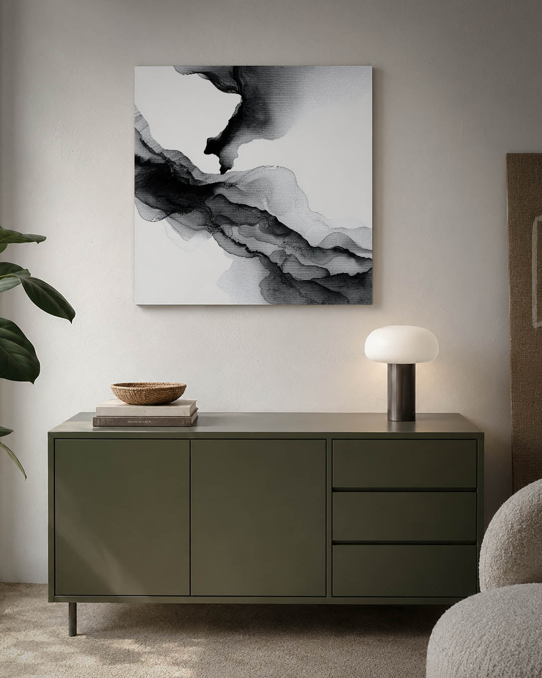 Organische lijnen Kunstwerk