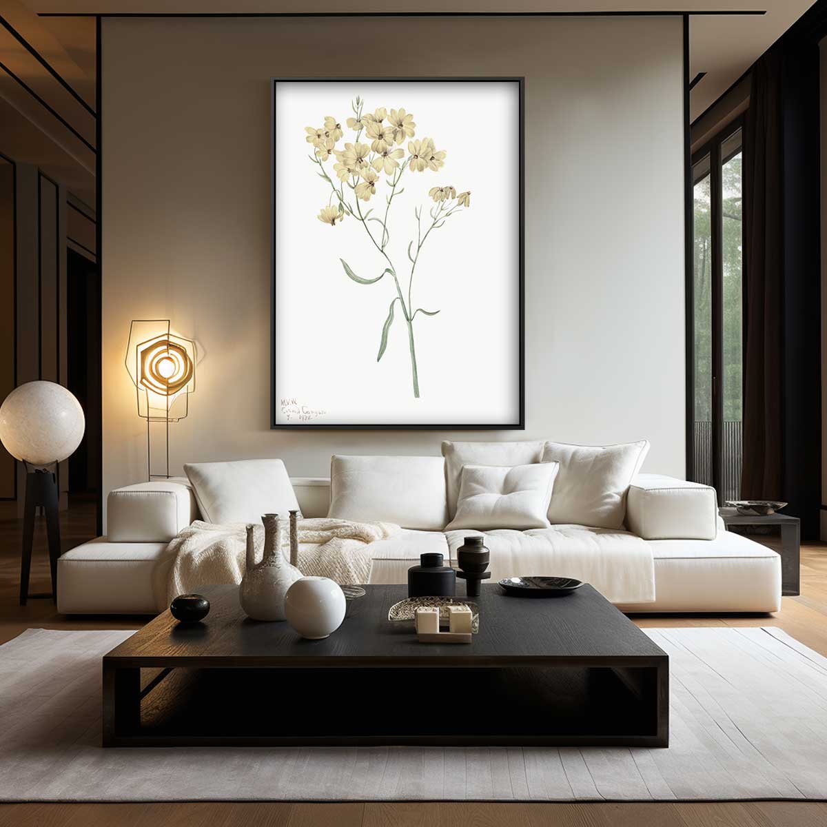 Zachte Bloemenpracht Kunstwerk-canvas-dibond-plexiglas-wanddecoratie-WallArtistic