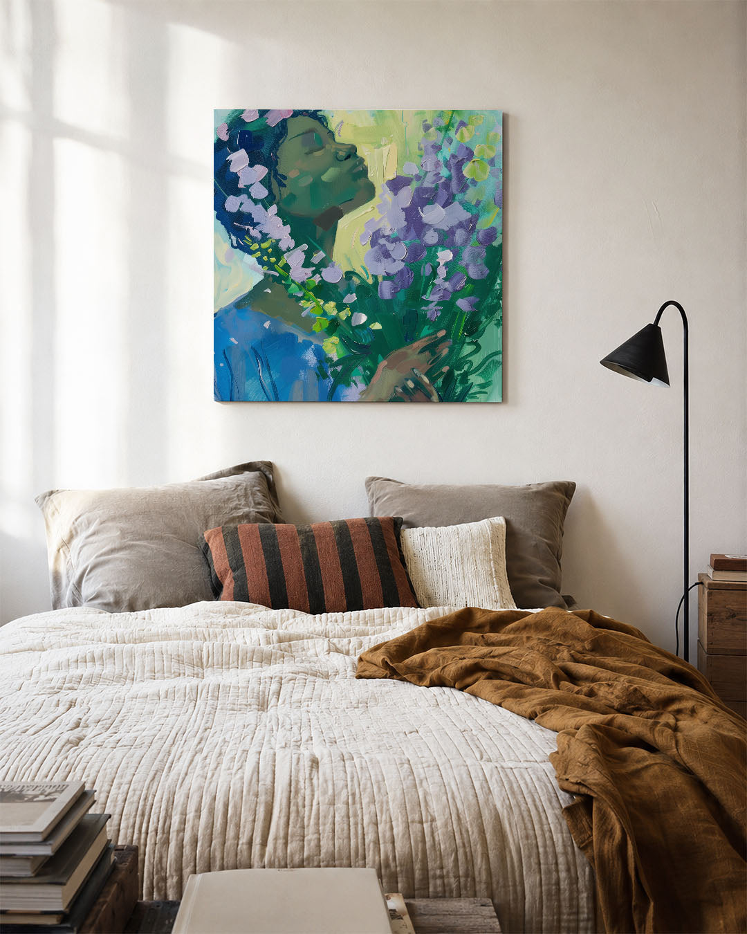 Dromerige bloemen Kunstwerk
