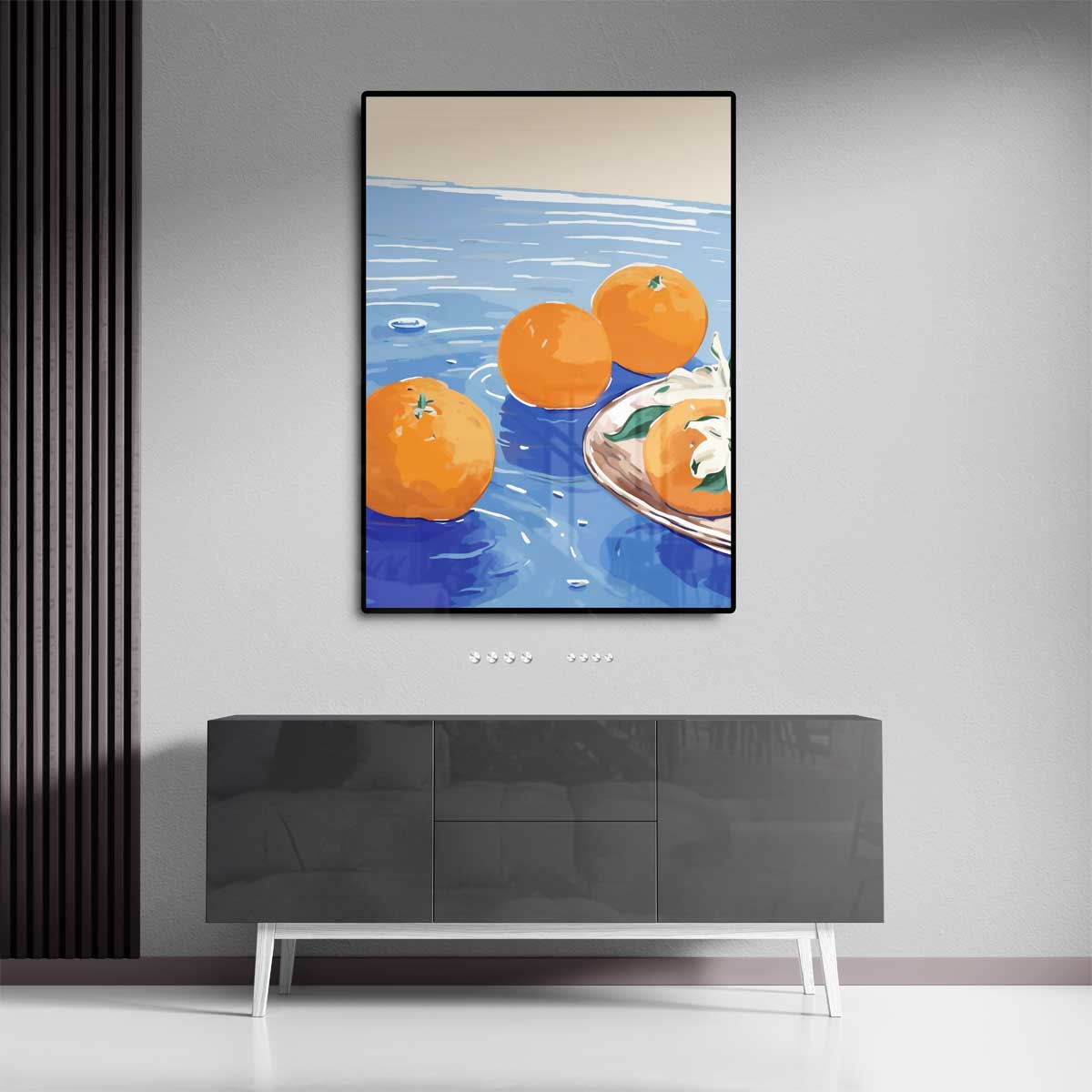 Zomers Citrus Geluk Kunstwerk-canvas-dibond-plexiglas-wanddecoratie-WallArtistic