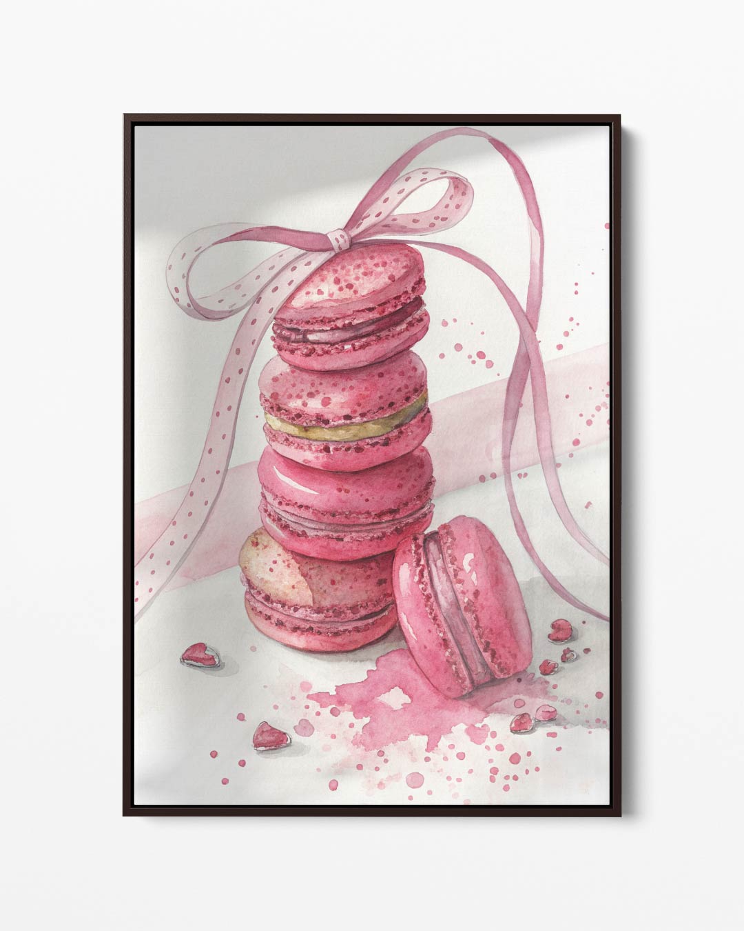 Zoete Macaron Fantasie Kunstwerk-canvas-dibond-plexiglas-wanddecoratie-WallArtistic