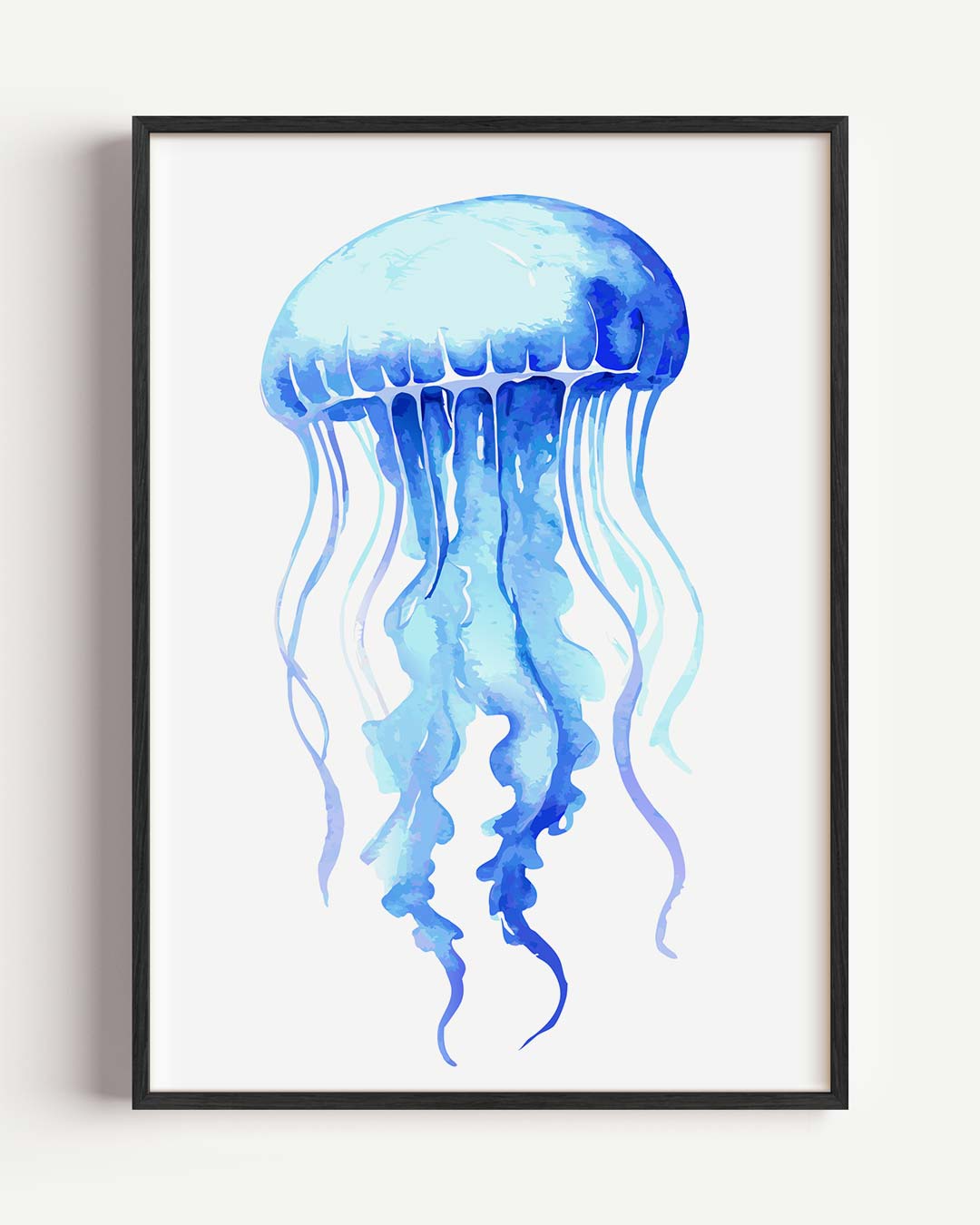 Watercolor Kwallen Poster