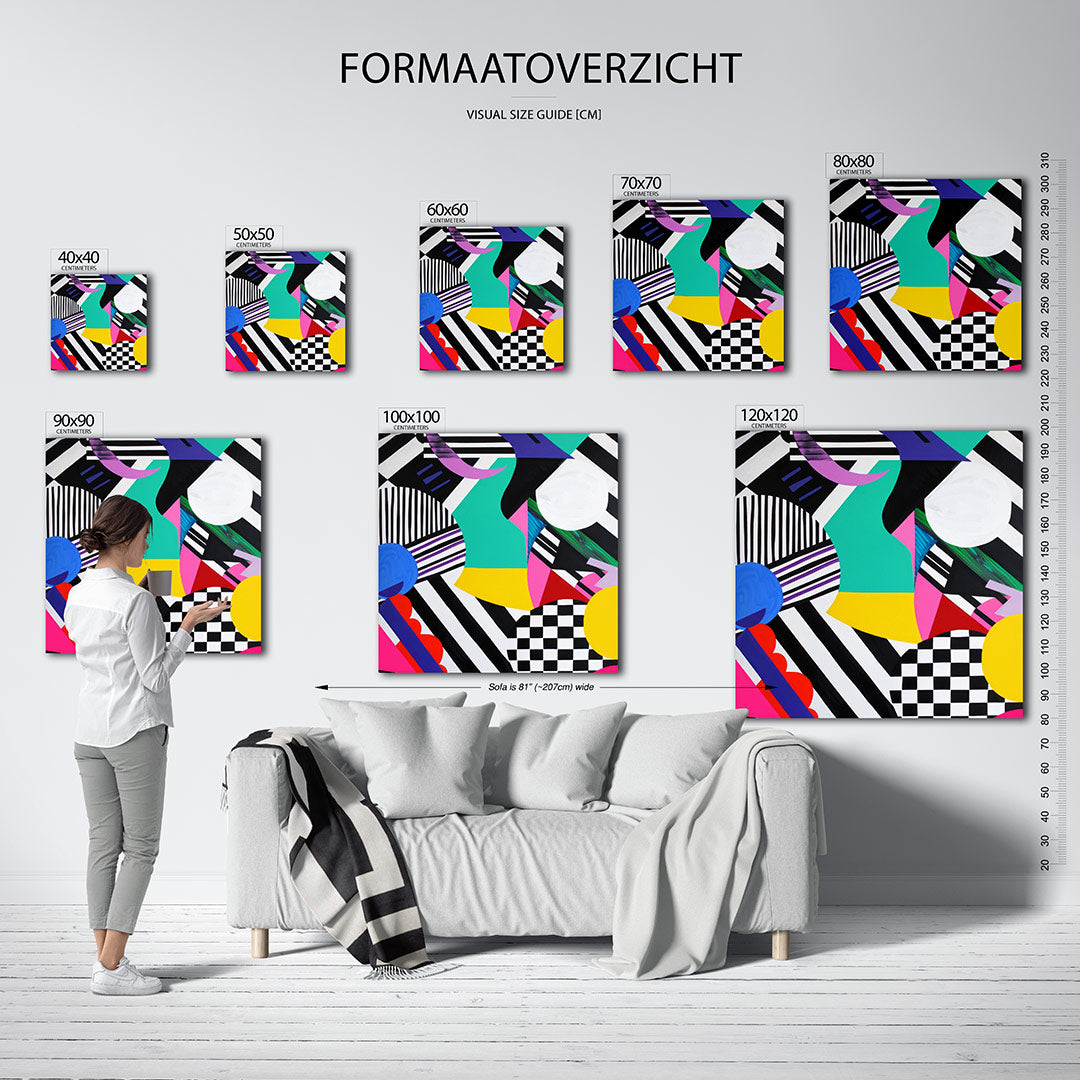 Dynamische geometrie Kunstwerk