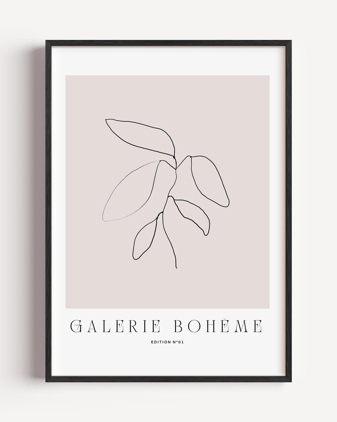 Moderne Boho Line Art Poster-WallArtistic