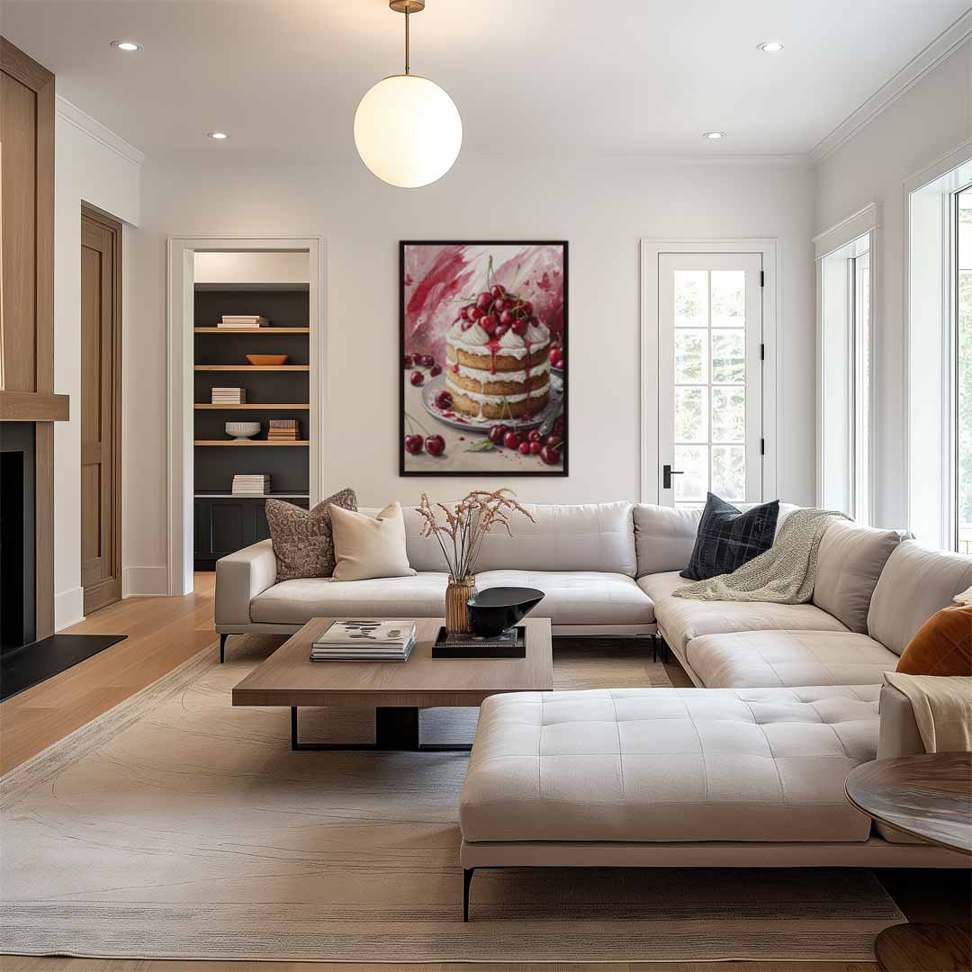 Zoete Kersen Verrukking Kunstwerk-canvas-dibond-plexiglas-wanddecoratie-WallArtistic